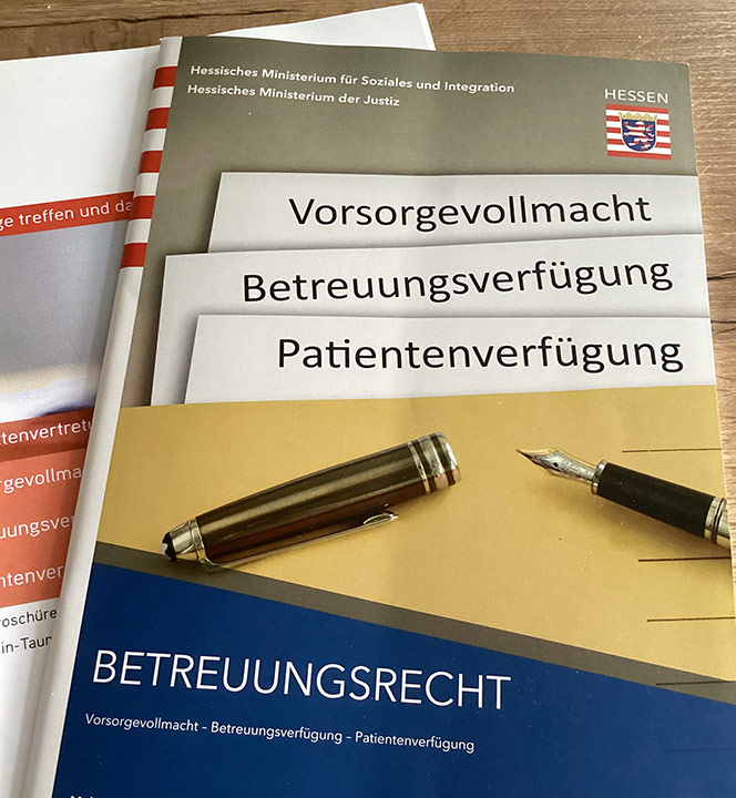 Vorsorgevollmacht und Patientenverfügung